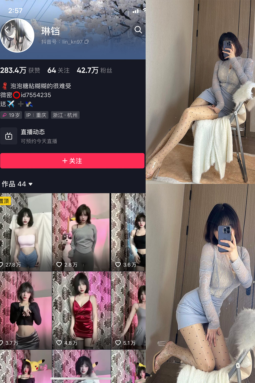 抖音 琳铛 微密圈  NO.061期 【34P4V】最新至：2024.2.08-杏子