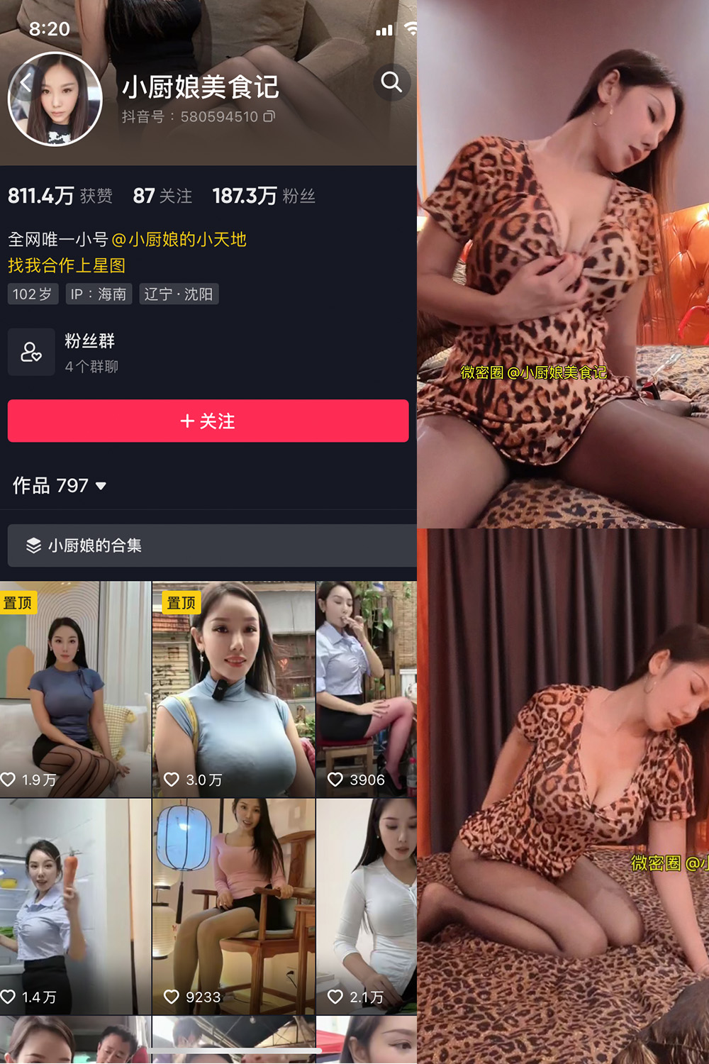 抖音 小厨娘美食记 微密圈  NO.016期 【10P】最新至：2023.7.27-杏子