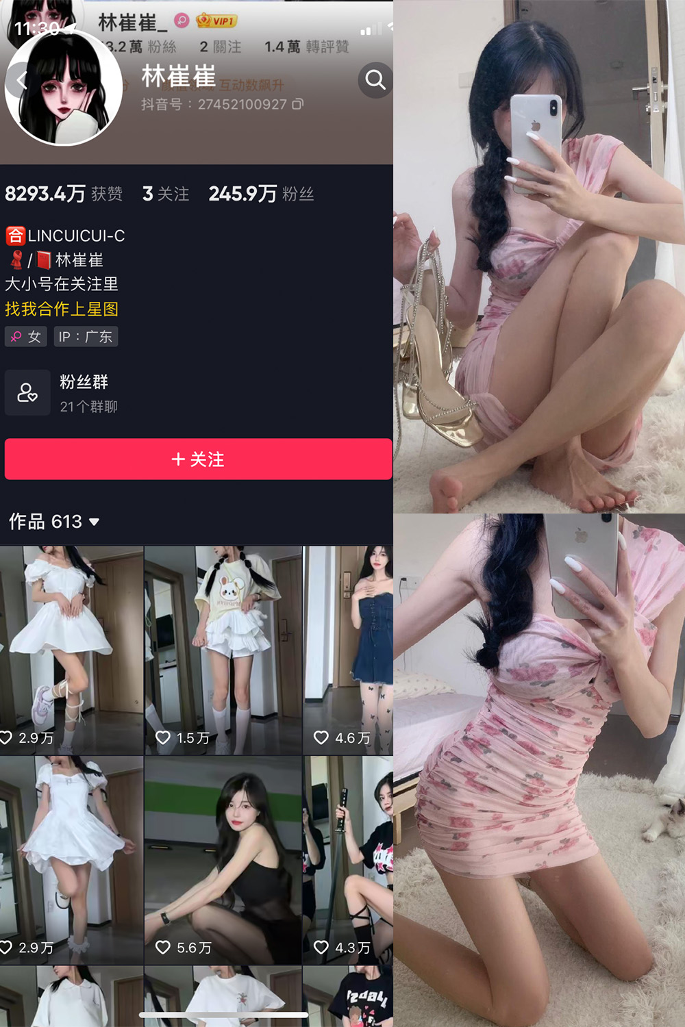 抖音 林崔崔 微密圈  NO.002期 【31P1V】-杏子