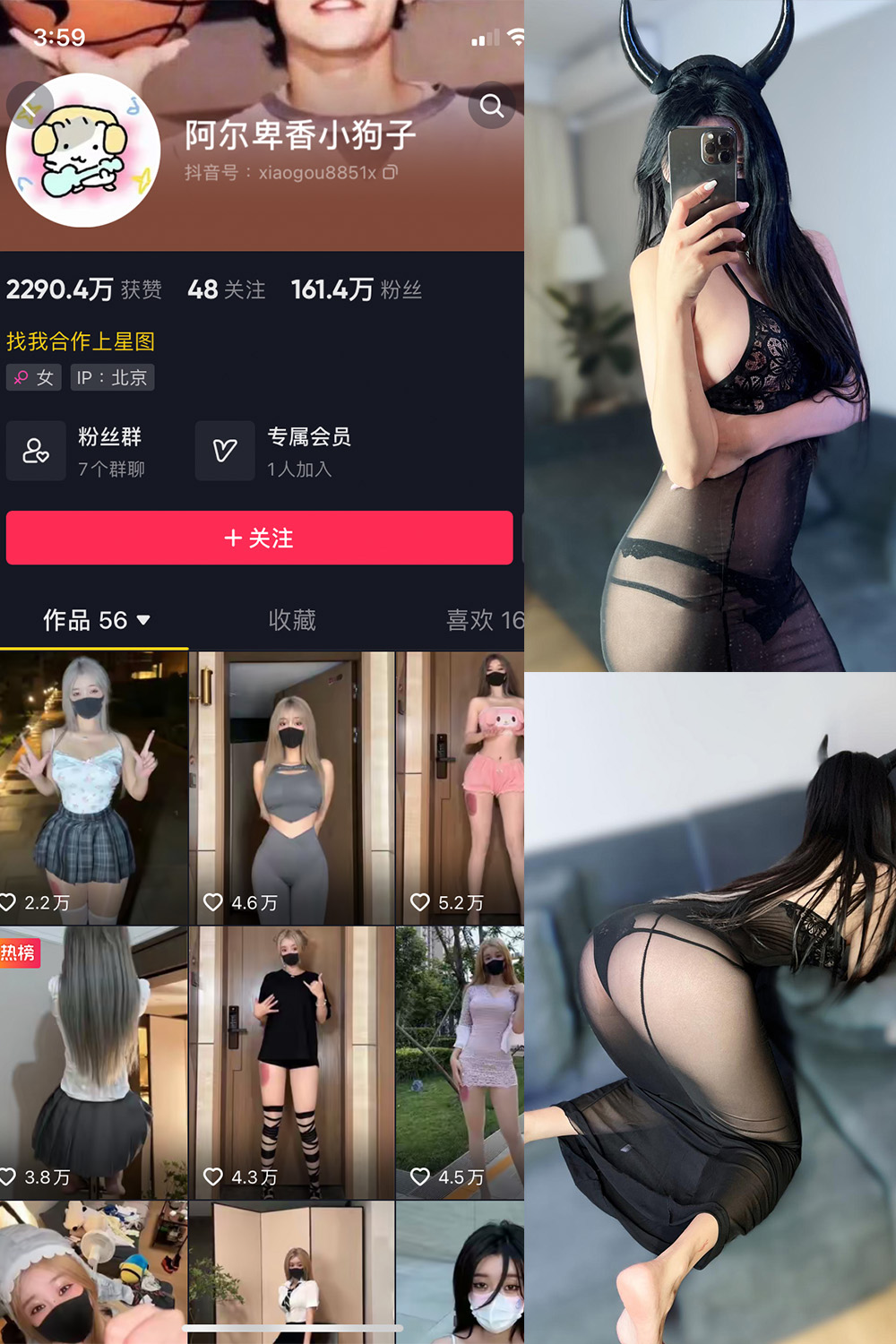 抖音 阿尔卑香小狗子 微密圈  NO.055期 【26P2V】最新至：2024.8.18-杏子