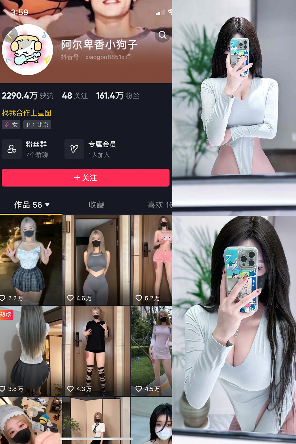 抖音 阿尔卑香小狗子 微密圈  NO.041期 【10P2V】最新至：2024.1.05-杏子