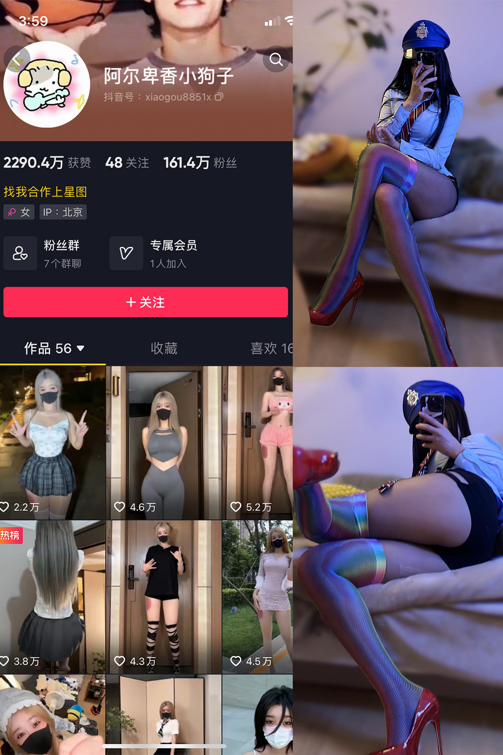抖音 阿尔卑香小狗子 微密圈 NO.001-031期 最新至：2023.10.11-杏子